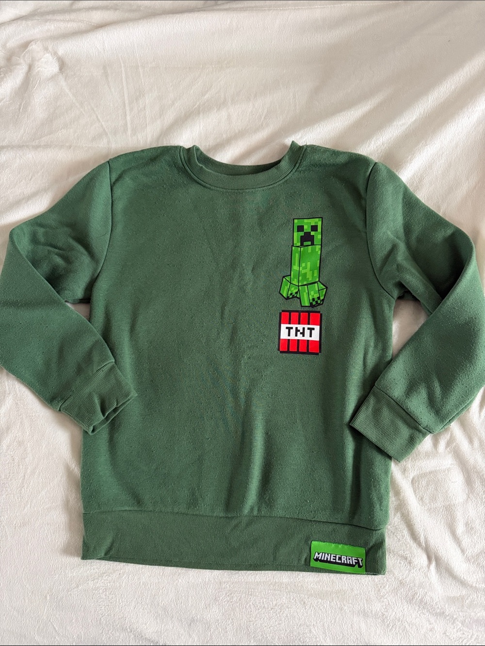 Minecraft Green Creeper Sweatshirt